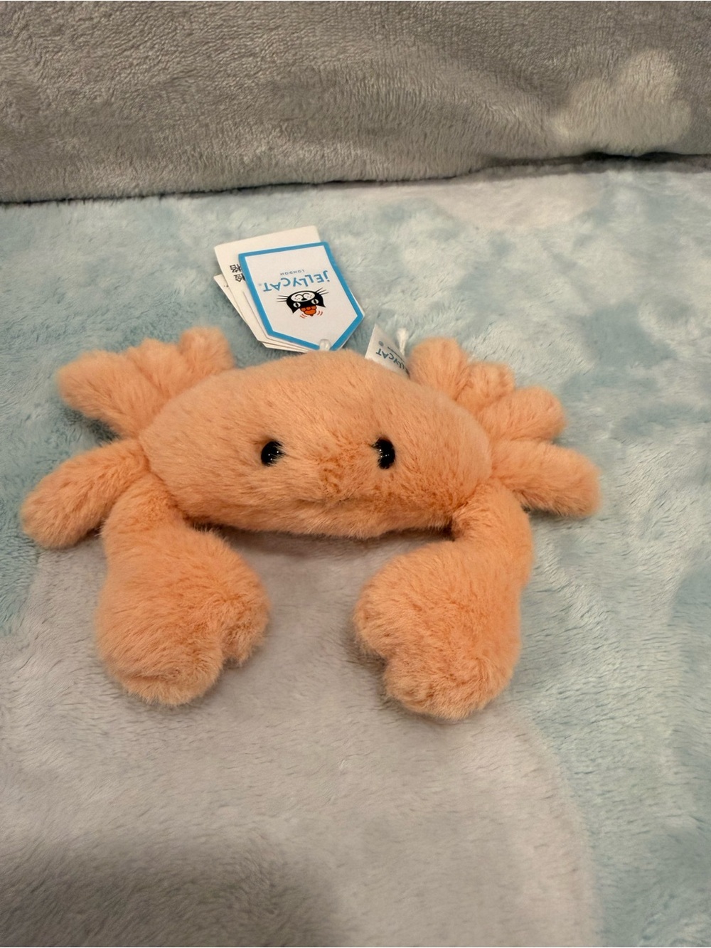 Jellycat Fluffy Crab BNWT Retired - Authentic